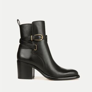Veronica Beard Sohelia Leather Ankle Bootie - 11M